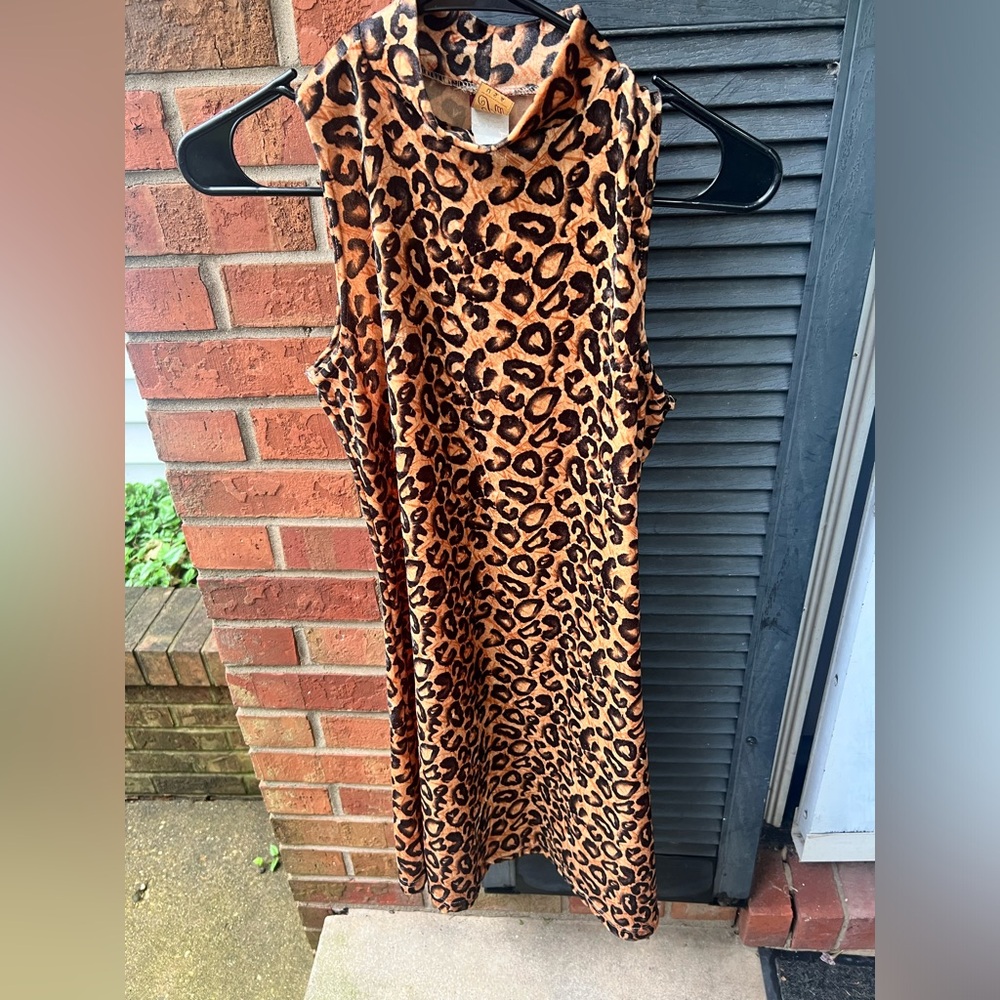 Vintage Leopard Dress